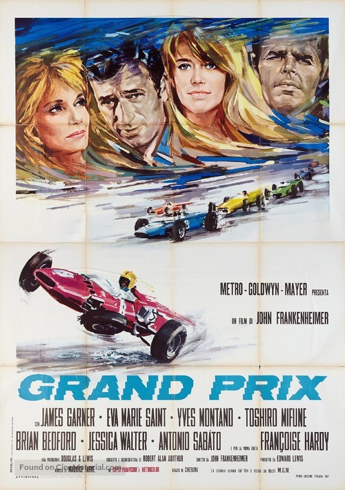 Grand Prix - Italian Movie Poster