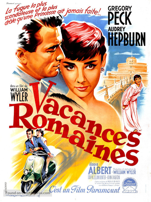 Roman Holiday - French Movie Poster