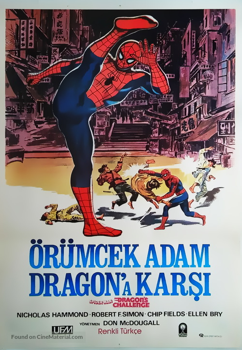 Spider-Man: The Dragon&#039;s Challenge - Turkish Movie Poster