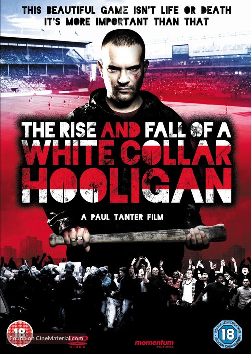 The Rise &amp; Fall of a White Collar Hooligan - British DVD movie cover