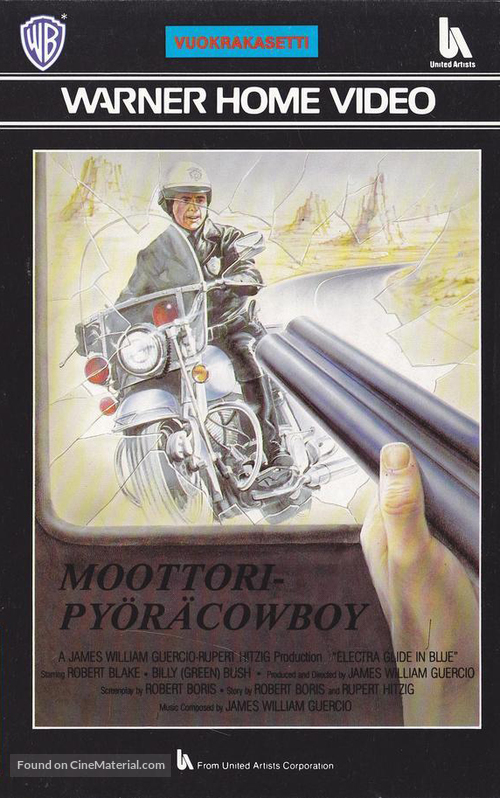 Electra Glide in Blue - Finnish VHS movie cover