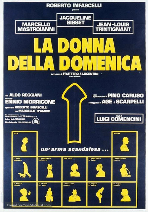 La donna della domenica - Italian Movie Poster