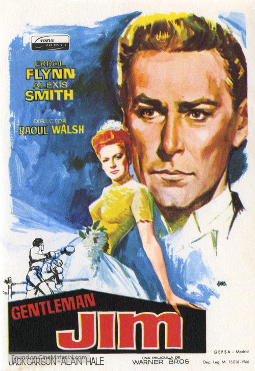 Gentleman Jim - Spanish Movie Poster