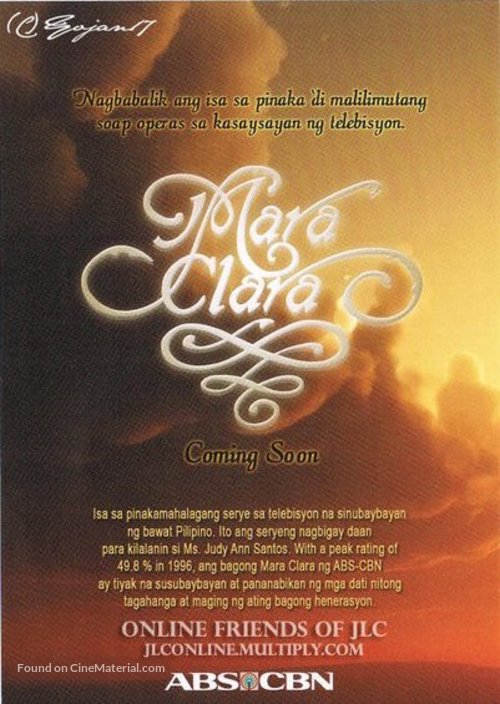 &quot;Mara Clara&quot; - Philippine Movie Poster