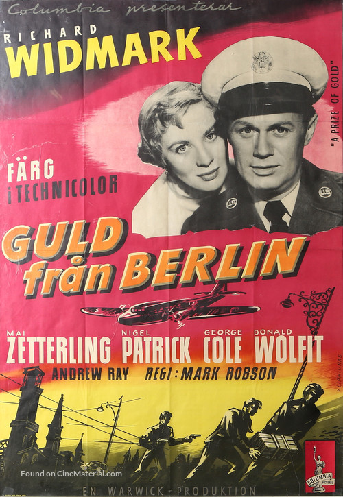 A Prize of Gold - Swedish Movie Poster