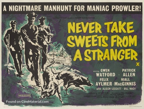 Never Take Sweets from a Stranger - British Movie Poster