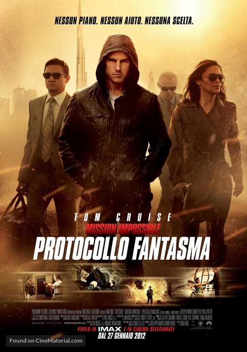 Mission: Impossible - Ghost Protocol - Italian Movie Poster