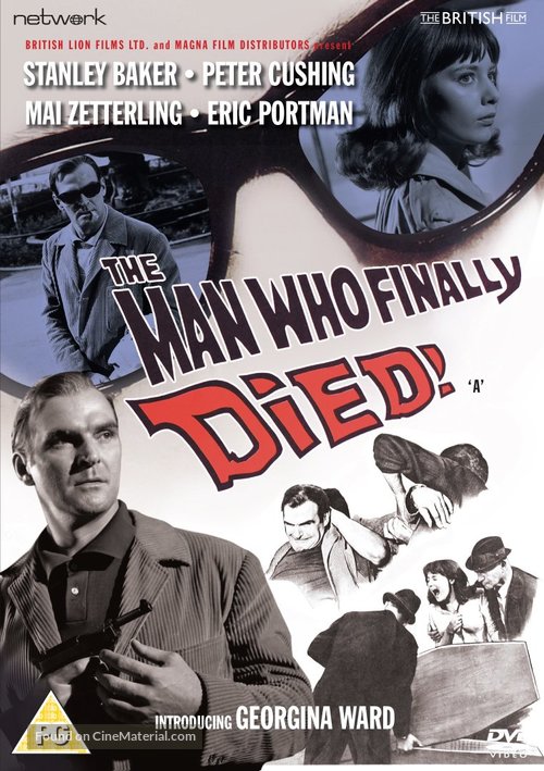 The Man Who Finally Died - British DVD movie cover