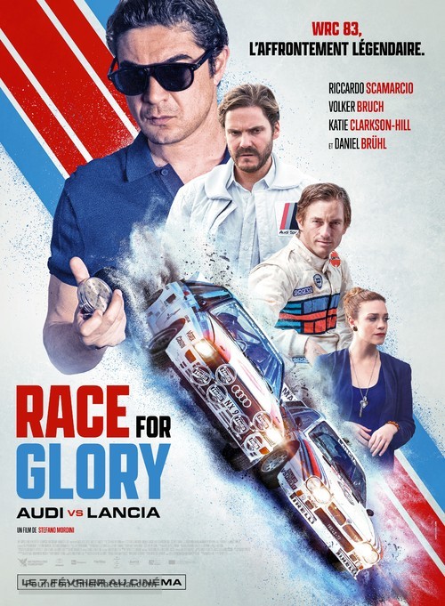 Race to Glory - Audi vs Lancia - French Movie Poster