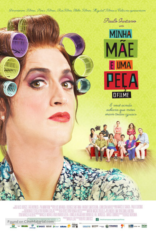 Minha M&atilde;e &eacute; uma Pe&ccedil;a - Brazilian Movie Poster