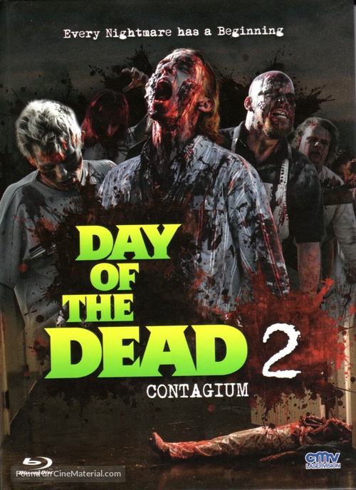 Day of the Dead 2: Contagium - German Blu-Ray movie cover