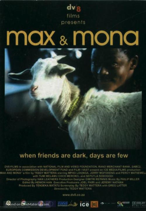 Max and Mona - South African Movie Poster