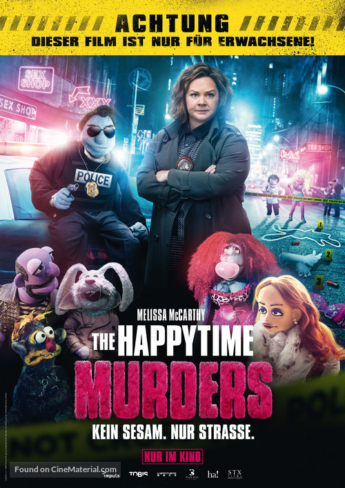 The Happytime Murders - German Movie Poster