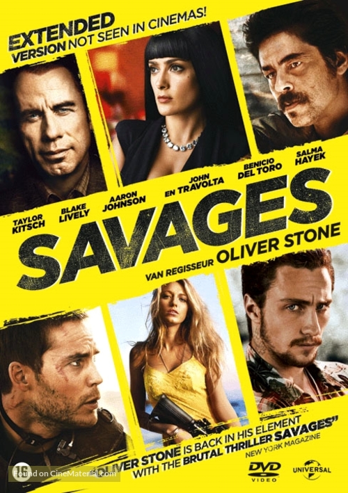 Savages - Dutch DVD movie cover