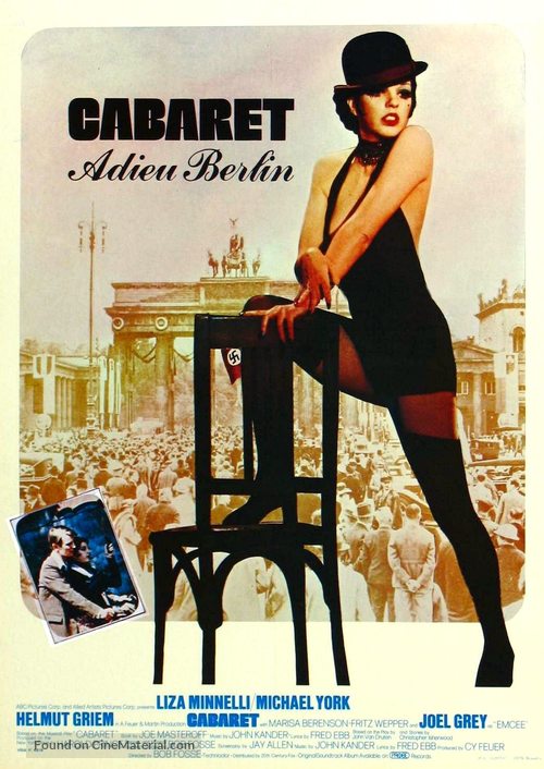 Cabaret - Belgian Movie Poster