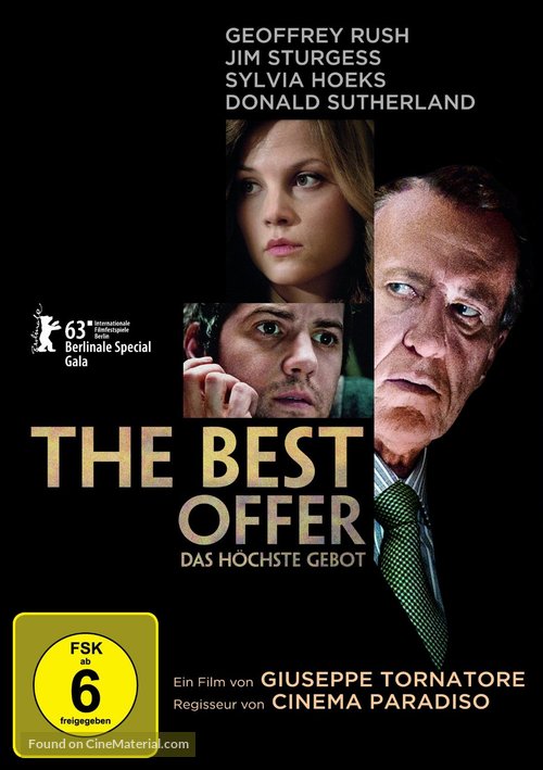 La migliore offerta - German Movie Cover