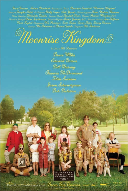 Moonrise Kingdom - Brazilian Movie Poster