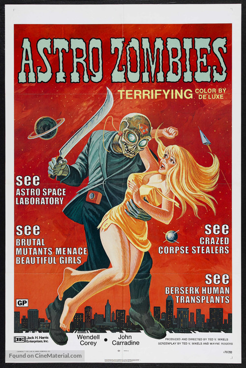 The Astro-Zombies - Movie Poster