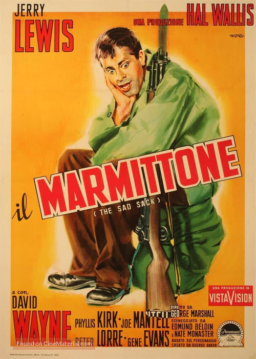 The Sad Sack - Italian Movie Poster