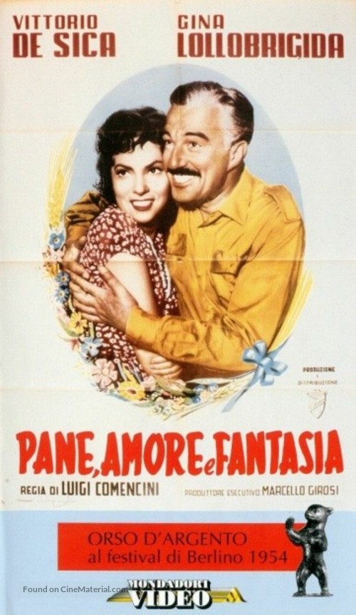 Pane, amore e fantasia - Italian VHS movie cover