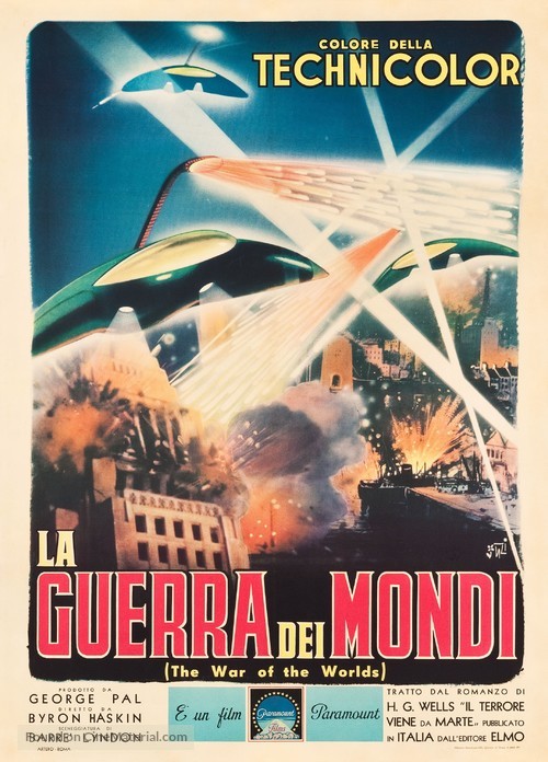 The War of the Worlds - Italian Movie Poster