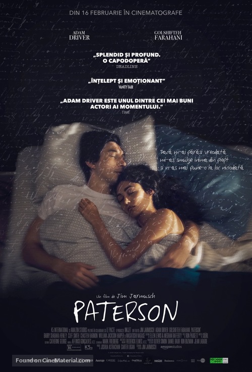 Paterson - Romanian Movie Poster