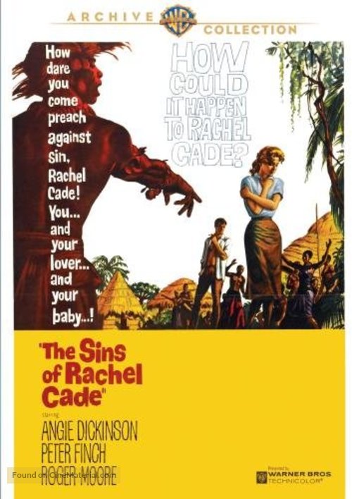 The Sins of Rachel Cade - DVD movie cover