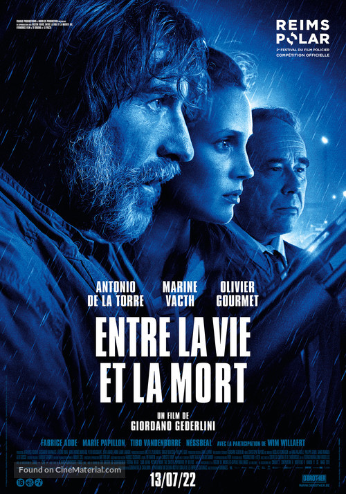 Entre la vie et la mort - Belgian Movie Poster