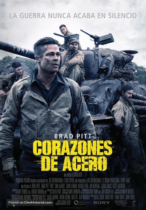 Fury - Spanish Movie Poster