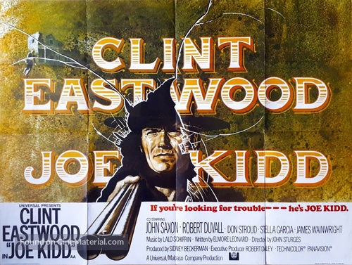 Joe Kidd - British Movie Poster