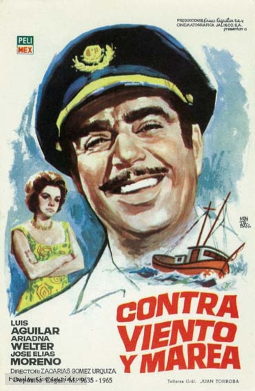 Contra viento y marea - Spanish Movie Poster