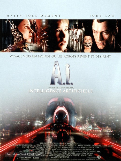Artificial Intelligence: AI - French Movie Poster