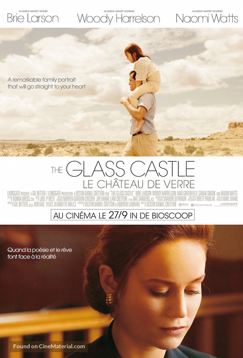 The Glass Castle - Belgian Movie Poster