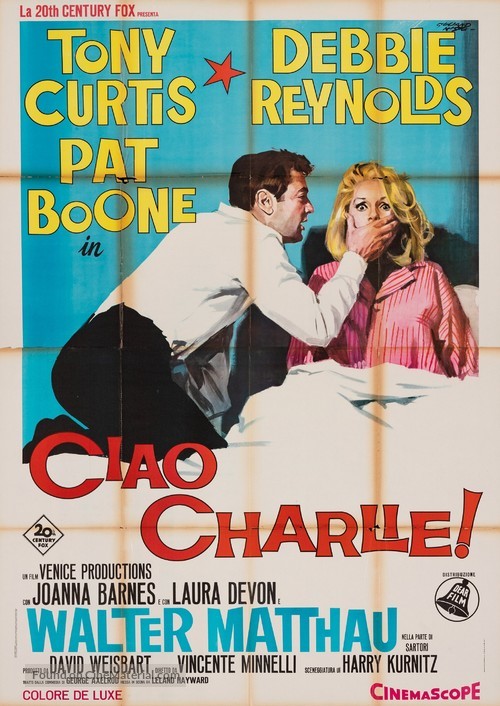 Goodbye Charlie - Italian Movie Poster