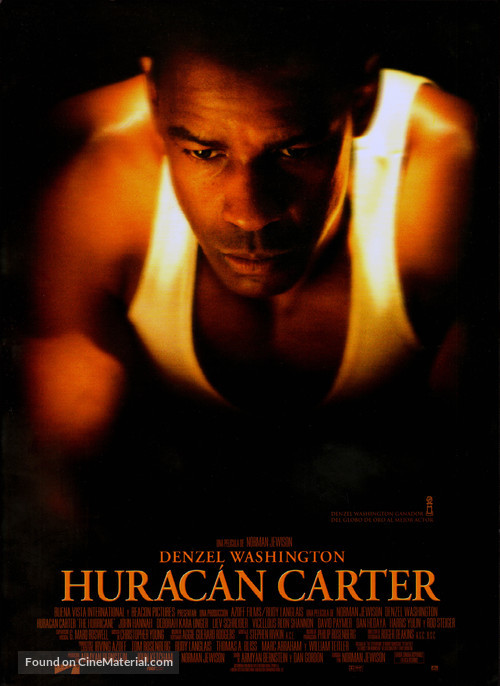The Hurricane - Spanish Movie Poster