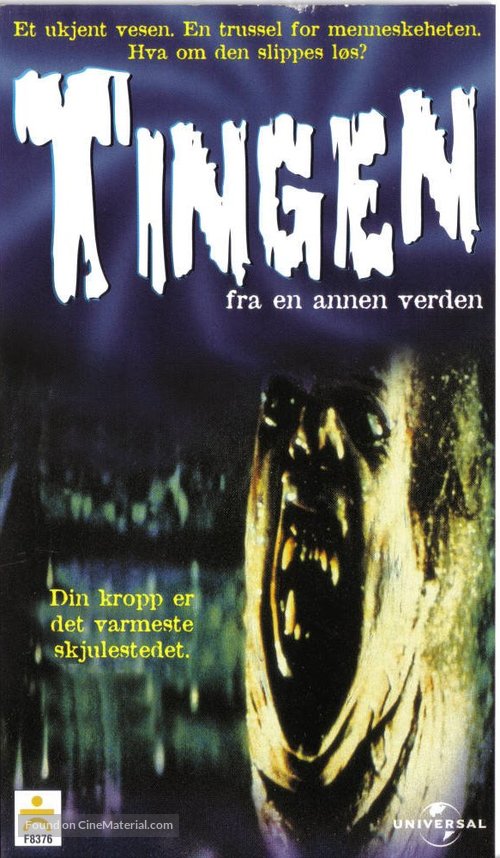 The Thing - Norwegian VHS movie cover