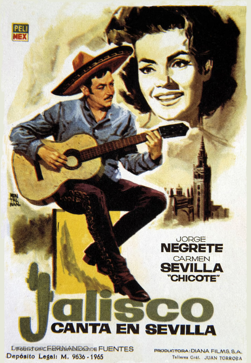 Jalisco canta en Sevilla - Spanish Movie Poster