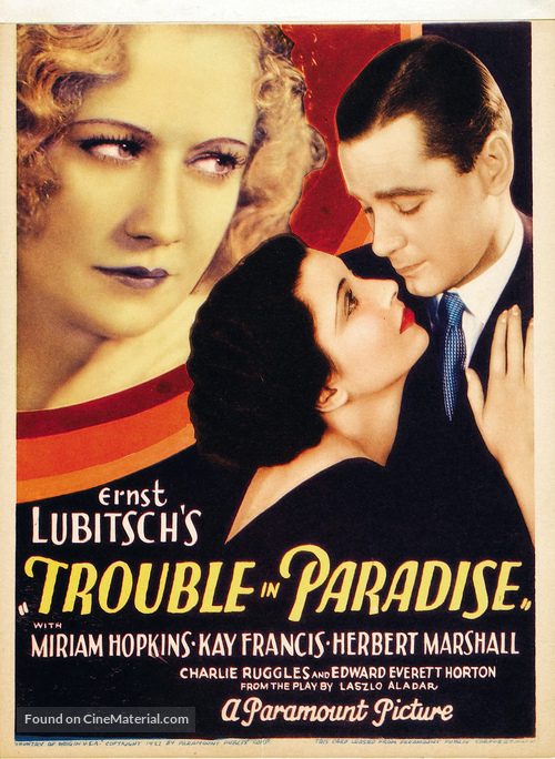 Trouble in Paradise - Movie Poster