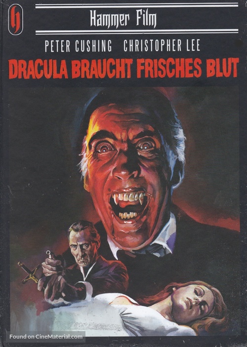 The Satanic Rites of Dracula - German Blu-Ray movie cover