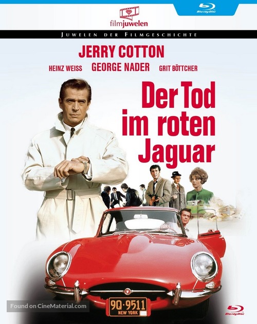 Der Tod im roten Jaguar - German Movie Cover