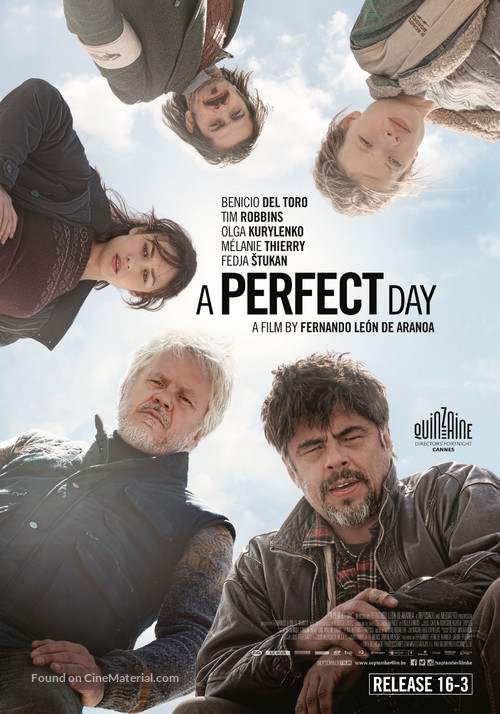 A Perfect Day - Belgian Movie Poster