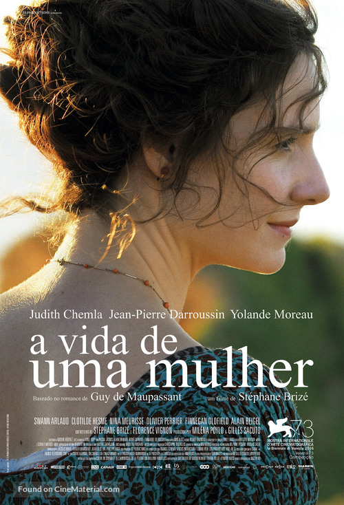 Une vie - Brazilian Movie Poster