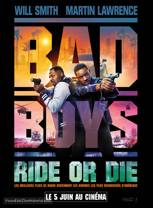 Bad Boys: Ride or Die - French Movie Poster