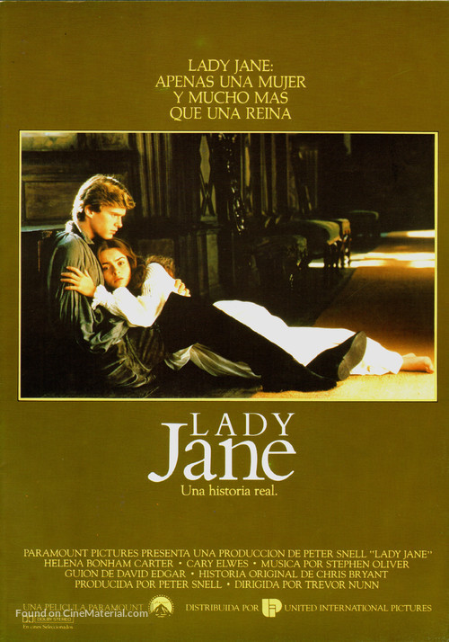 Lady Jane - Spanish Movie Poster