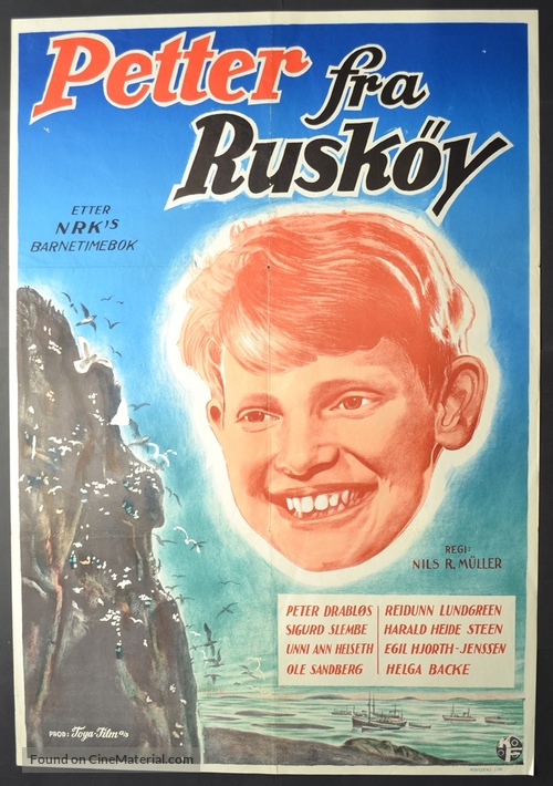 Petter fra Rusk&oslash;y - Norwegian Movie Poster