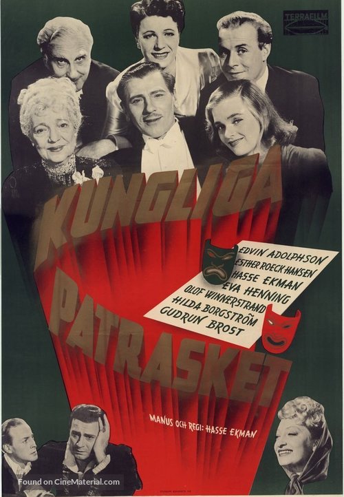 Kungliga patrasket - Swedish Movie Poster
