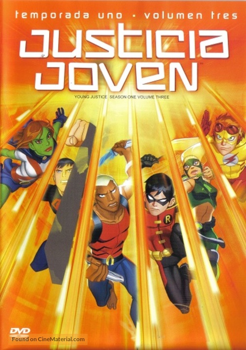 &quot;Young Justice&quot; - Mexican DVD movie cover