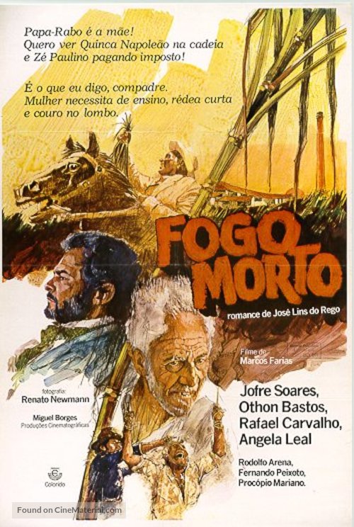 Fogo morto - Brazilian Movie Poster