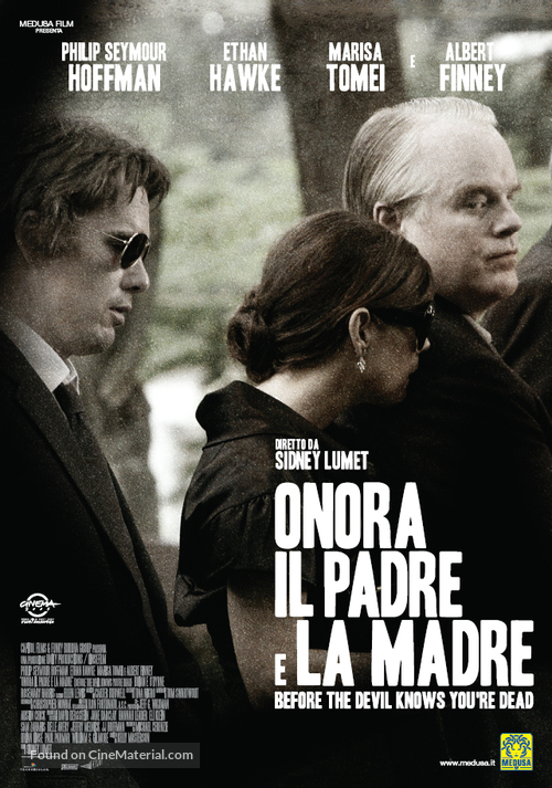 Before the Devil Knows You&#039;re Dead - Italian Movie Poster