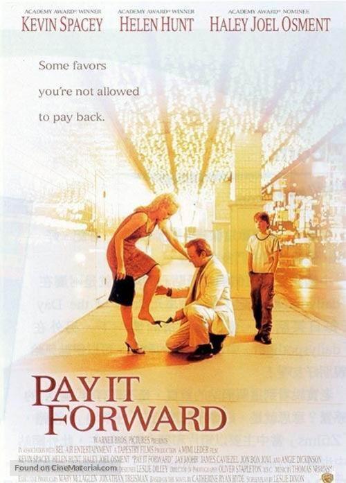 Pay It Forward - Movie Poster